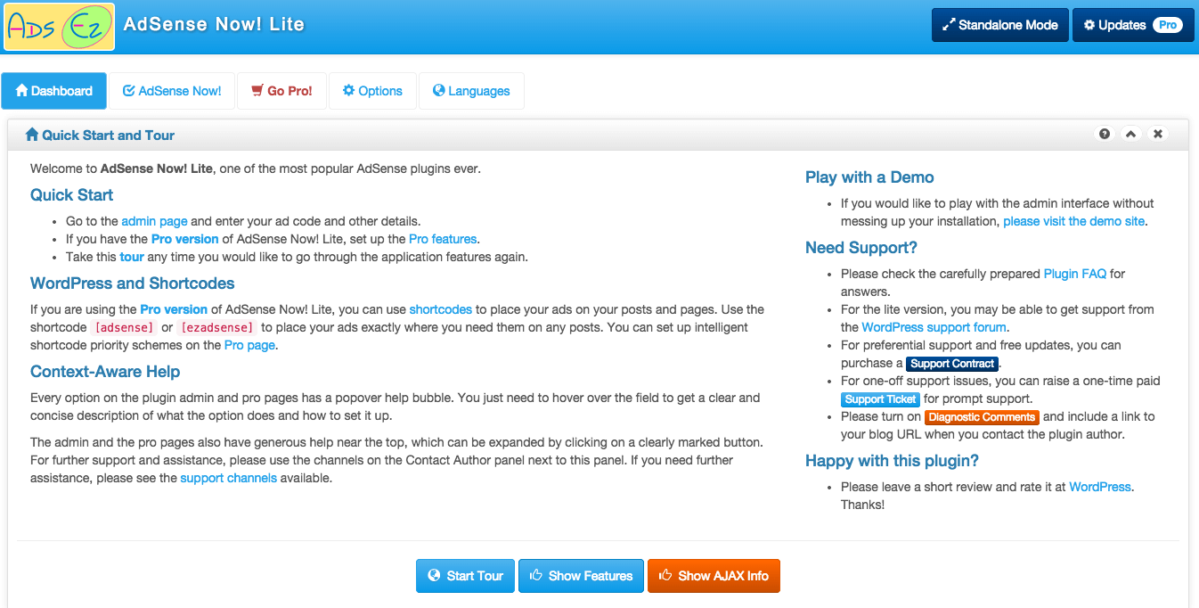 Screenshot [adsense-now] 1