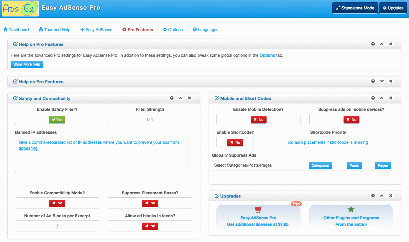Screenshot [easy-plugin-for-adsense] 4