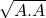 \sqrt{A.A}