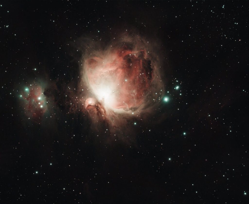 brown and black galaxy with stars