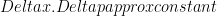 !Delta x.Delta p approx constant