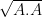 \sqrt{A.A}
